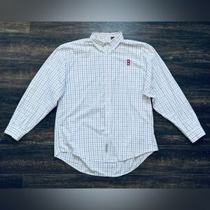 BOSTON RED SOX Button Front Shirt XXL